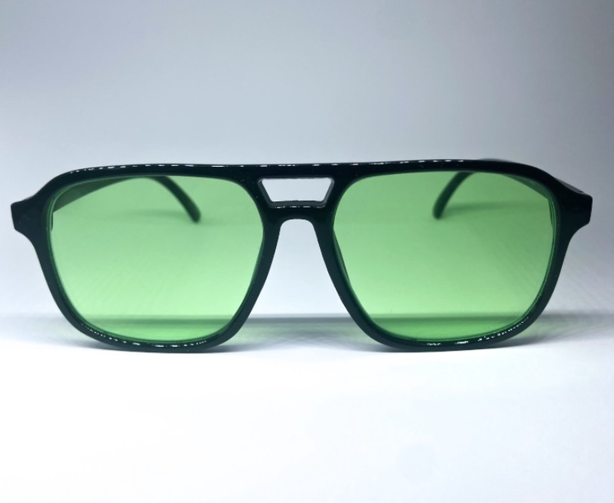 Festivalbril Techno Bril Rave Bril Zonnebril Inclusief brillenhoesje Unisex...