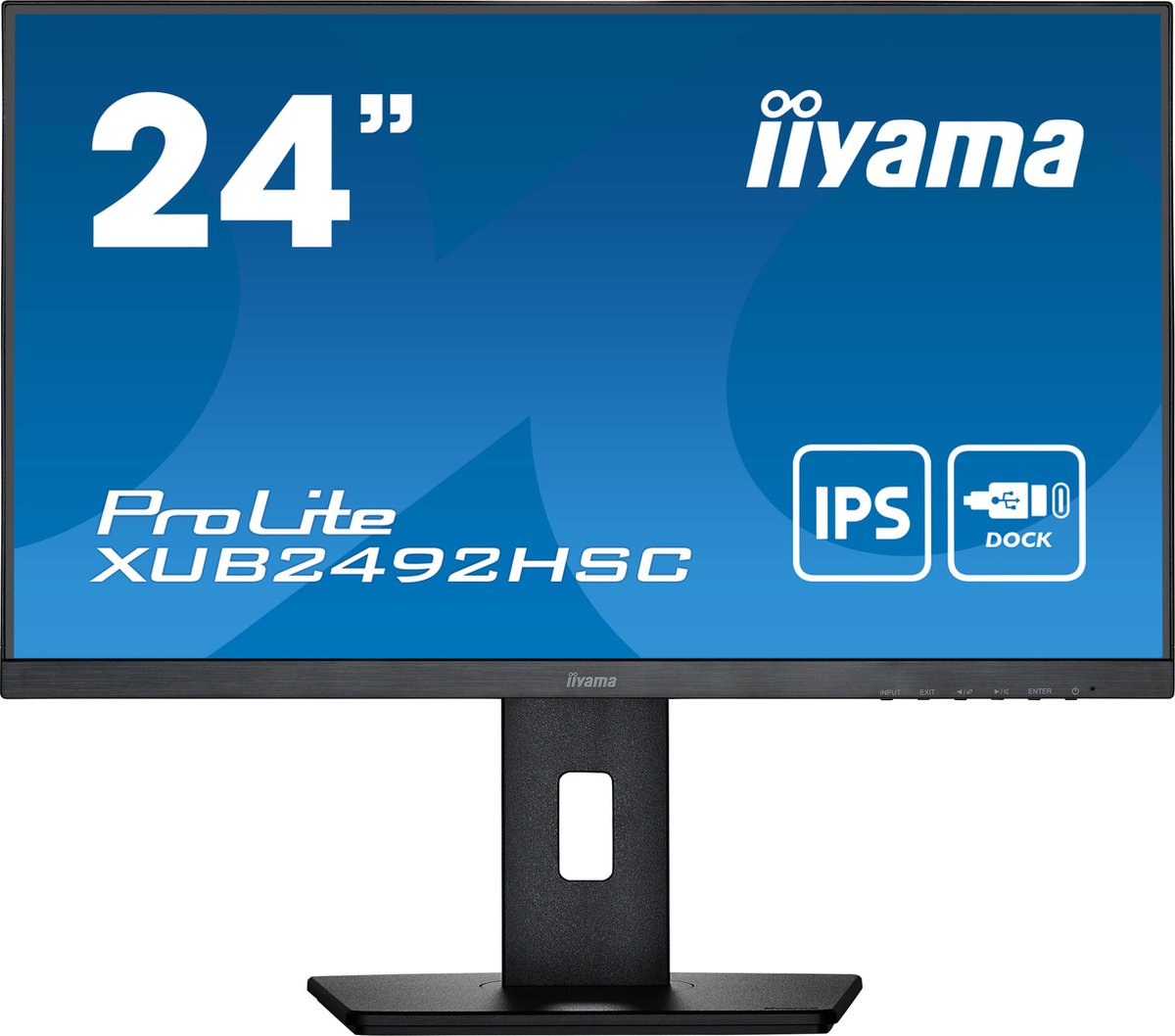 Iiyama ProLite XUB2492HSC-B5 - Full HD USB C Monitor - 65w - 24 inch - Iiyama
