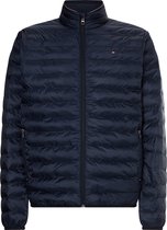 Tommy Hilfiger - Heren Jas zomer Core Packable Circular Jacket - Blauw - Maat XL