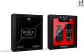 Geschenkset Houtachtig Aromatische merkgeur – M-brands - Black Night – parfum 50ml – after shave cream 50ml