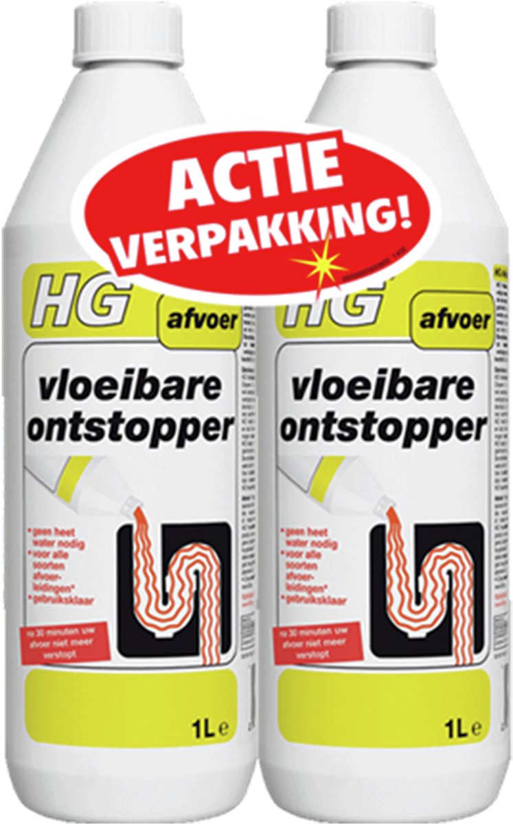 vloeibare ontstopper 1.0l 2-pack