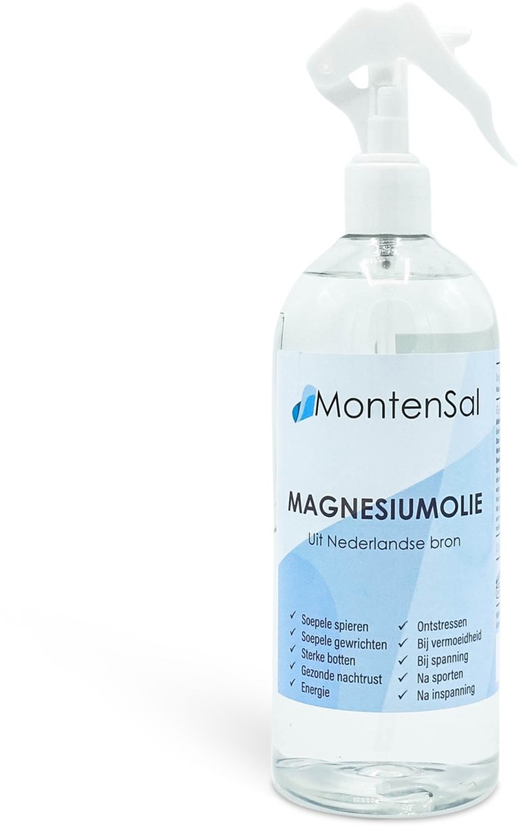 MontenSal - Magnesium Olie - Uit Nederlandse Bron - 500 ml