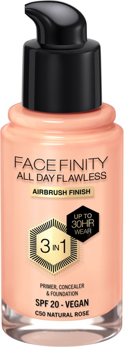 Max Factor Facefinity All Day Flawless Foundation - C50 Natural Rose