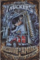 Wandbord Vrachtwagen Transport - Truckers Of America