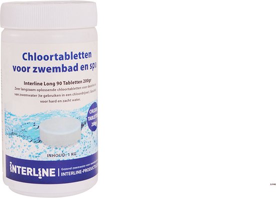 Interline Chloortabletten 1 kg (200 gram) - Interline