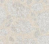 GROTE BLOEMEN BEHANG | Botanisch - beige wit - A.S. Création Attractive 2