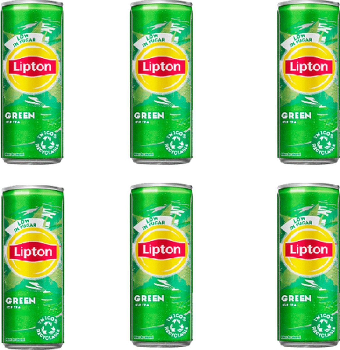 Lipton Ice Tea Green een heerlijk verfrissende ijsthee laag in