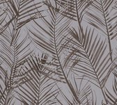 PAPIER PEINT FEUILLES DE PALMIER | Botanique - gris brun - AS Création Attractive 2