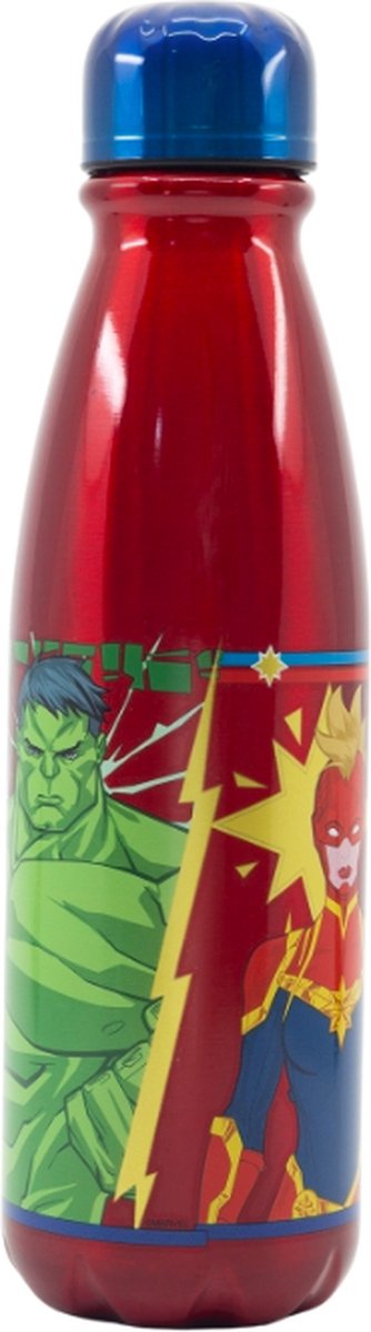 Aluminium drinkbeker / drinkfles Marvel Avengers - 600 ML - INVINCIBLE FORCE van Marvel Avengers — afbeelding 2