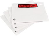 Paklijstenveloppen Din Long (DL) - 225 x 122 mm - bedrukt met "Packing List" - doos met 1.000 stuks
