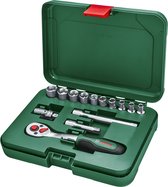 Bosch Dopsleutelset - 14-delig - 1/4" Krachtdoppenset