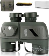 Bol.com Zoomble® Verrekijker met Afstandsmeter & Kompas - 10x50 - Incl. Draagtas - E-book Vogelspotten – HD Lens - Waterdicht - ... aanbieding