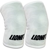 Lionetic Premium Knee sleeves – Powerlifting Knee Sleeves 7mm - Geschikt Voor Legday - Evolution – Wit - S