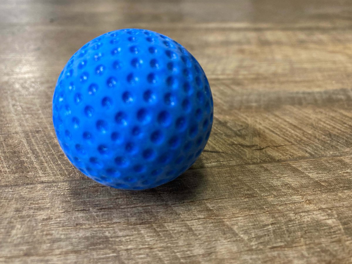Midgetgolfballen - Per 12 verpakt - Blauw - 40 mm