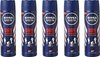 MULTI BUNDEL - MEN DRY IMPACT - Deo Spray - 5 x 150 ml