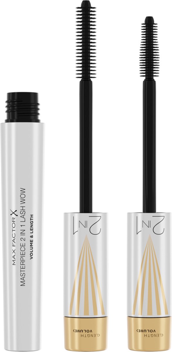 Max Factor Masterpiece 2 In 1 Lash Wow Mascara – 001 Black