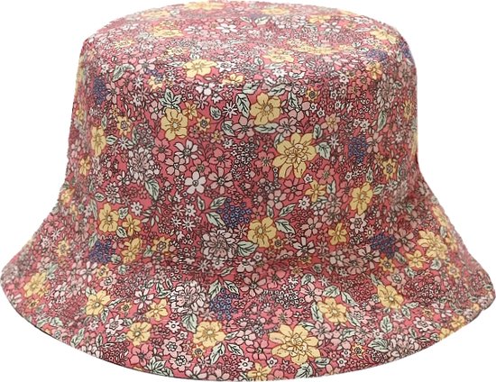 Bucket Hat - Bloem Roze | Katoen | Fashion Favorite