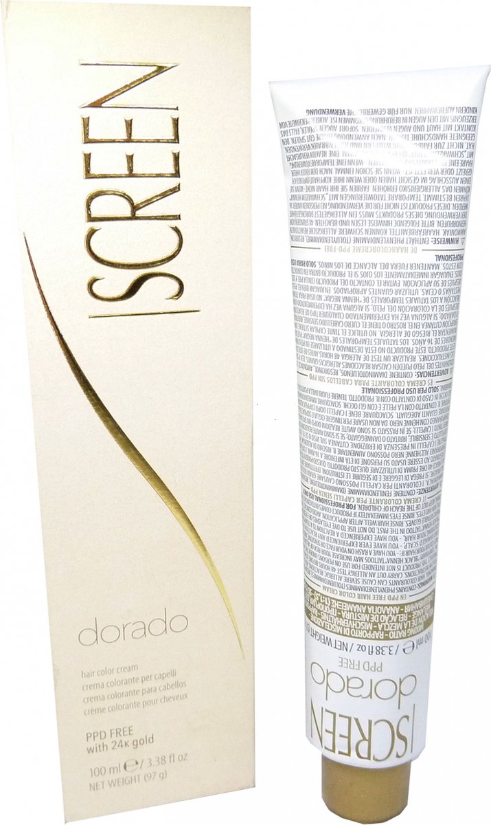 Screen Dorado Haarkleuring Creme Permanent 100ml - 05VV Deep Violet Light Brown / Tiefes Violett Hellbraun