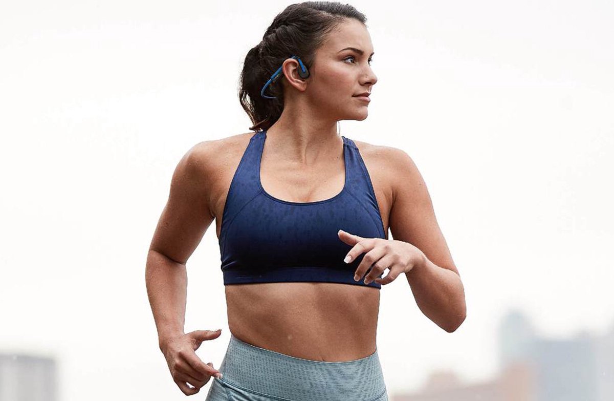 Shokz OpenMove - Bone Conduction - Sporthoofdtelefoon - Blauw thumbnail 8