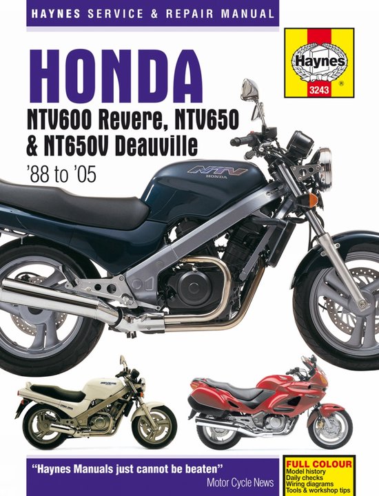 Honda NTV600 Revere NTV650 & NTV650V - cover