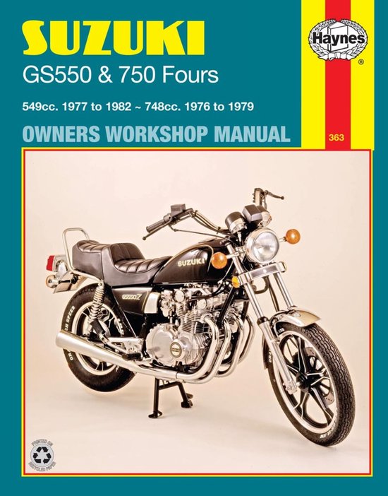 Suzuki GS550 77 82 GS750 76 79 - cover