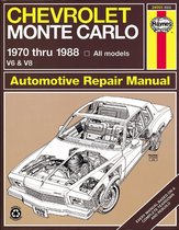 Chevrolet Monte Carlo 1970 Thru 1988