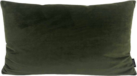 Sierkussen Velvet Legergroen Long | 30 x 50 cm | Velvet/Polyester