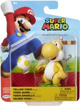 Super Mario Action Figure - Yellow Yoshi with Egg