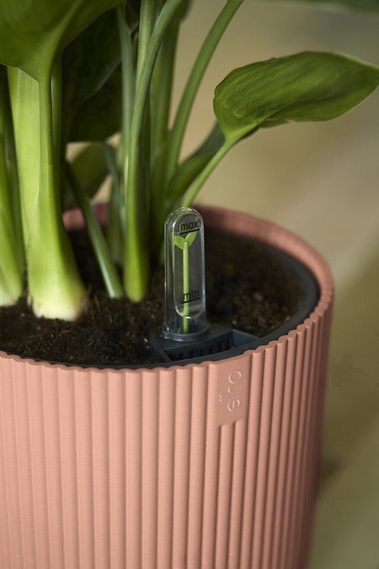 Elho Vibes Fold Rond 18 – Bloempot Voor Binnen – 100% Gerecycled Plastic – 18,4 X 16,8 Cm – Kleur Sorbet Groen – Met Ribbelstructuur En 3 Jaar Garantie