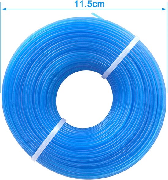 Maaidraad 100m Trimmersnoer Grastrimmerspoelen voor Grastrimmer 1,6 mm Draaddiametr van VONROC — afbeelding 2