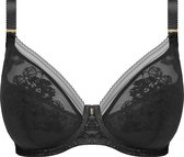 Fantasie FUSION LACE UW PADDED PLUNGE BRA Dames Beha - Black - Maat 80D