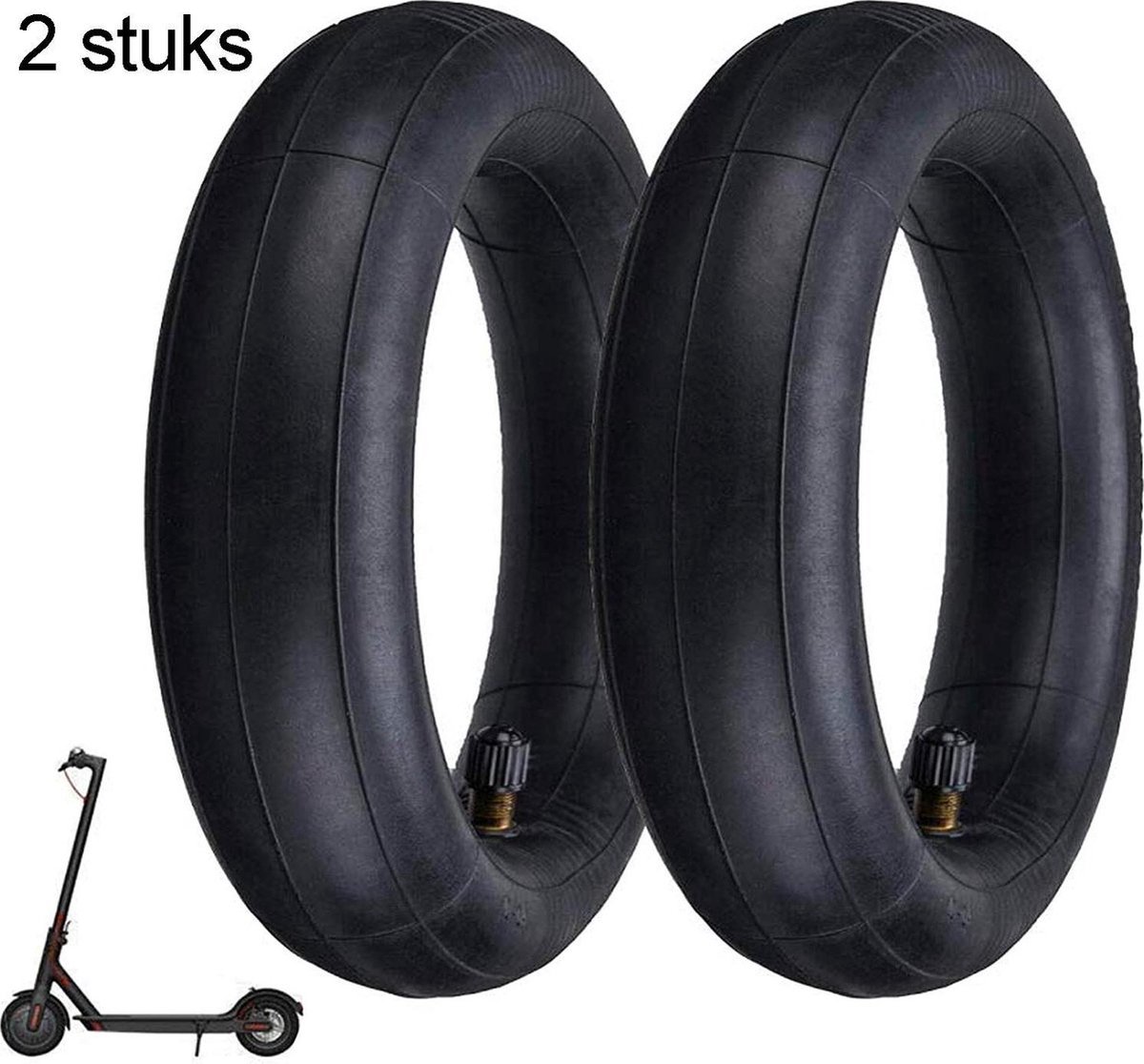 Afbeelding 3 van Binnenbanden geschikt voor Xiaomi M365/MI step - set van 2 stuks (8 1/2 x 2)