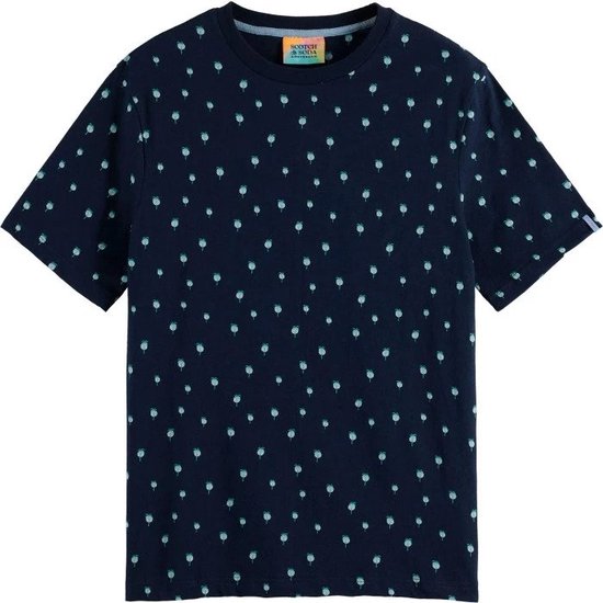 Scotch & Soda T-shirt - Slim Fit - Blauw - S