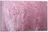 Dibond - Patroon in Roze Wand - 60x40 cm Foto op Aluminium (Wanddecoratie van metaal)