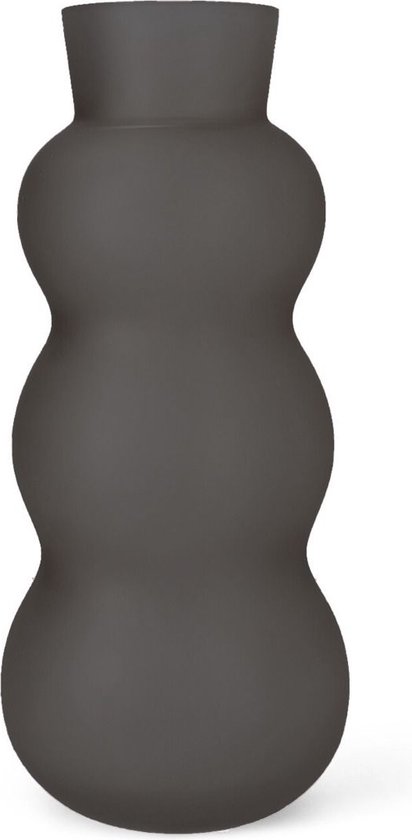 Homla VELS Vase noir 16x16x35 cm