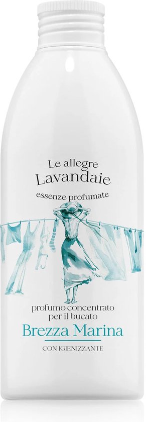 Wasparfum - Le Allegre Lavandaie Brezza Marina 250ml - Geur bij de Was - Parfum bij de Was - Parfum voor de was - Geurbooster - Nieuwste Wassensatie