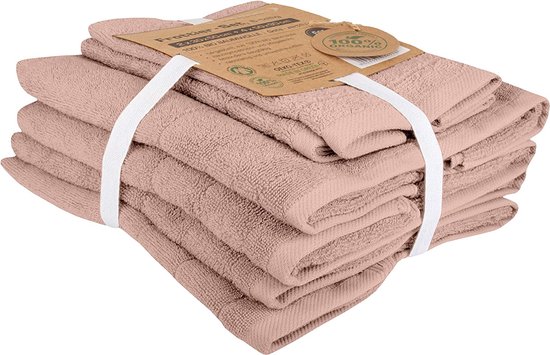 Biologische handdoeken - handdoekenset van 100% natuurlijk biologisch  katoen - Zero... | bol