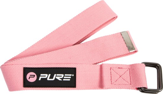 Pure2Improve Yoga Riem - voor Stretch oefeningen - 180 cm - Roze van Pure2Improve — afbeelding 2