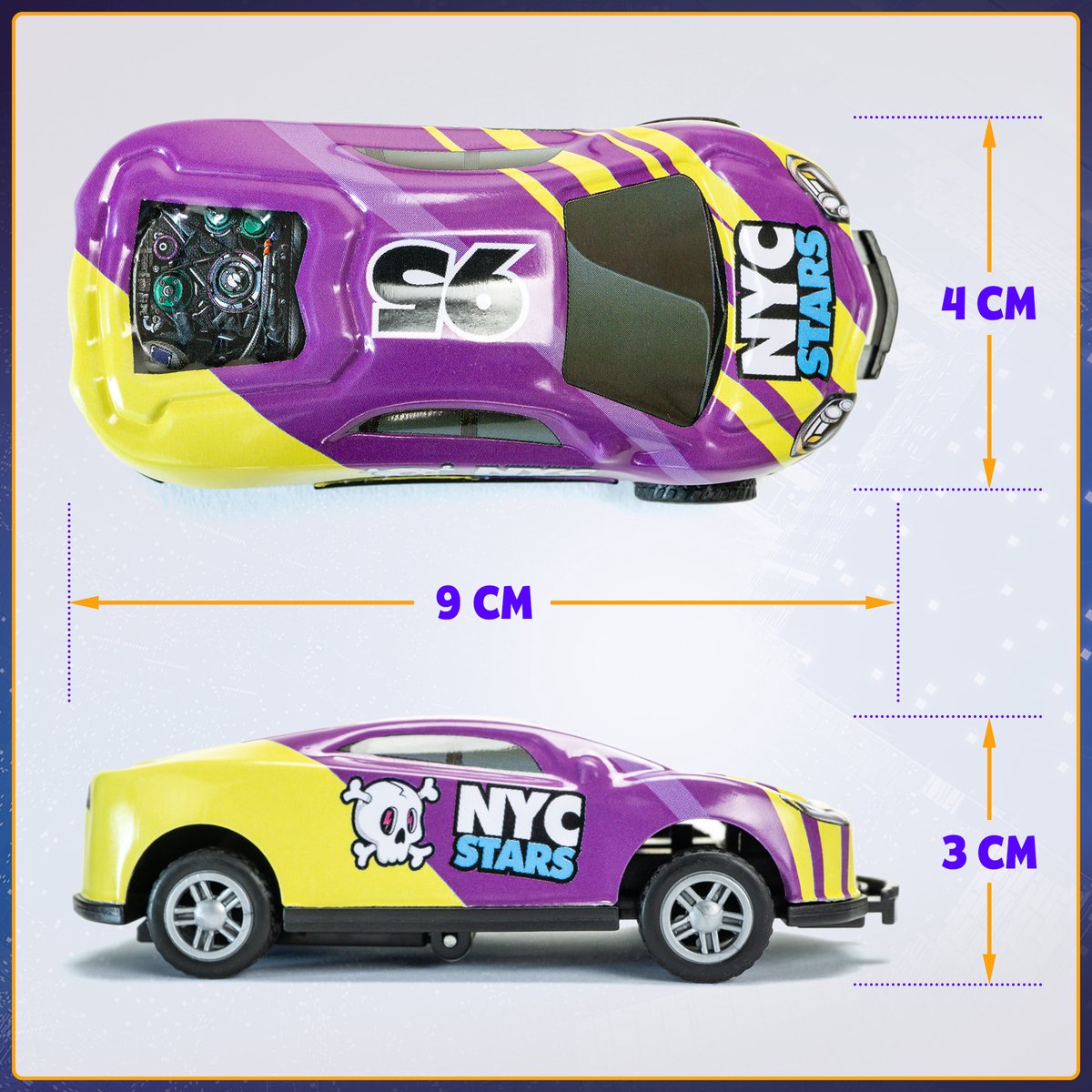 GILA - 8 Stuntende Speelgoed Auto’s - Auto Speelgoed Jongens - 360º Flip — afbeelding 2