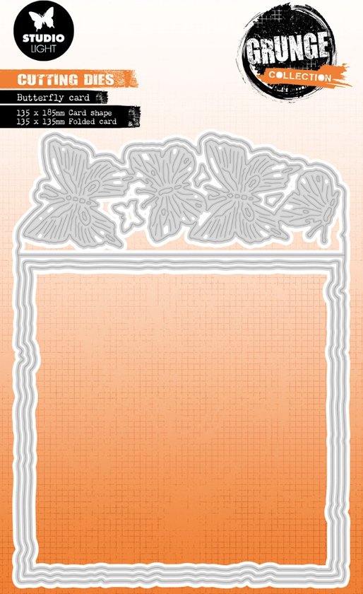 Studio Light Grunge Collection Cutting Dies Butterfly Card | bol