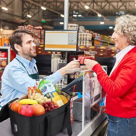 Koeltas Opvouwbare Picknicktas Koeltassen Grote Geïsoleerde Boodschappentas Lunchtas Thermische Tas Geïsoleerde Tas Koelbox voor Reizen/Picknick/Winkelen van KOEL — afbeelding 2
