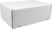 SendProof® Boîte colis postal - carton ondulé - 315x215x120mm - perforé - blanc - 25 pièces