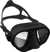 Cressi Calibro Spiegel Speervissen Masker Zwart