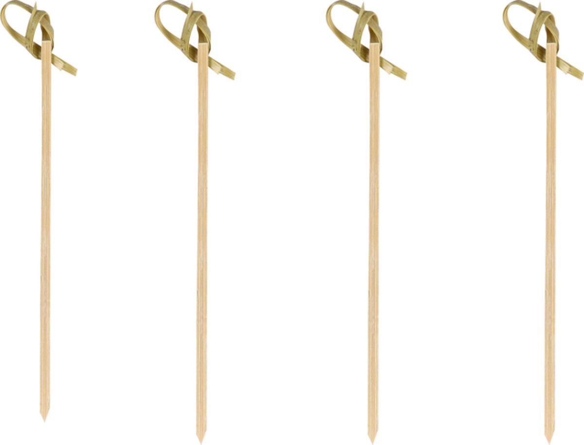 DEPA® Prikker - knoopprikker - Bamboe - 100mm - naturel - 250 stuks