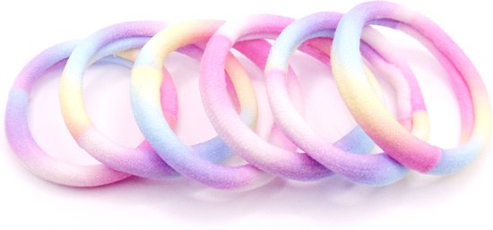 Badstof elastiek pastel tinten