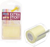 Stick'n Roll note - 50mmx10m , Pastel geel sticky notes