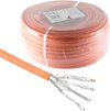 S/FTP CAT7 10 Gigabit Netwerkkabel - CCA - 23AWG - Stug - LSZH - 50 meter - Oranje