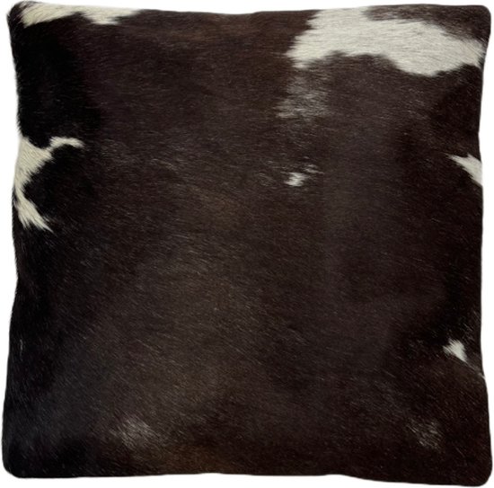 Sac De Selle Simple En Cuir Occidental Pour Cheval - Peau De Vache Noire - Neuf