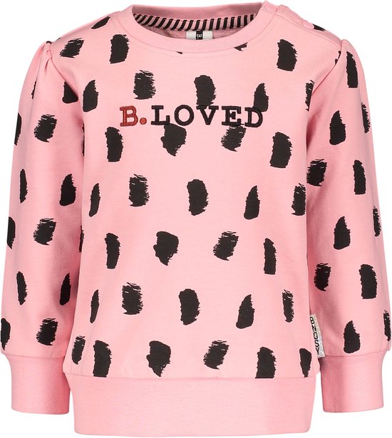 B.Nosy - Meisjes sweater - Roze - Maat 62