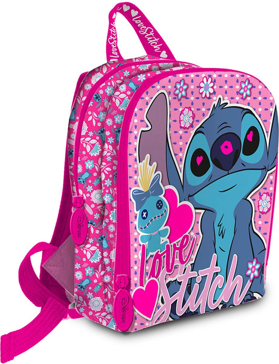 Sac à dos Disney Stitch Angel pour enfants, sac à bandoulière